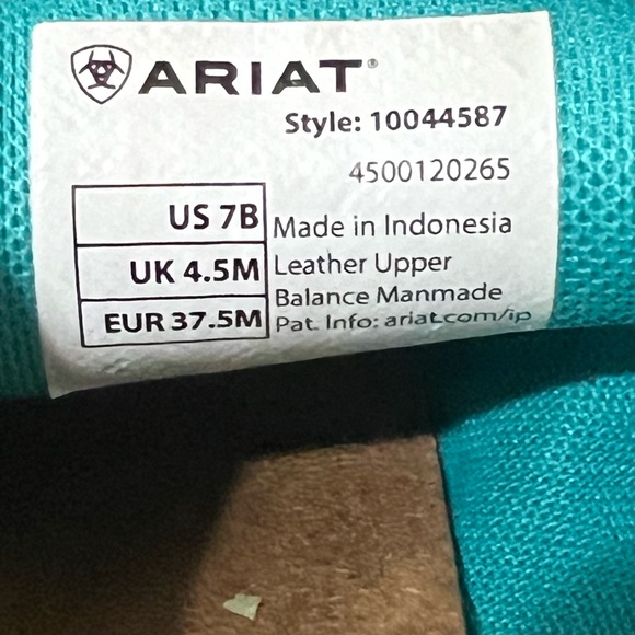 Ariat Hilo Leopard Print Size 7 - Picture 4 of 5